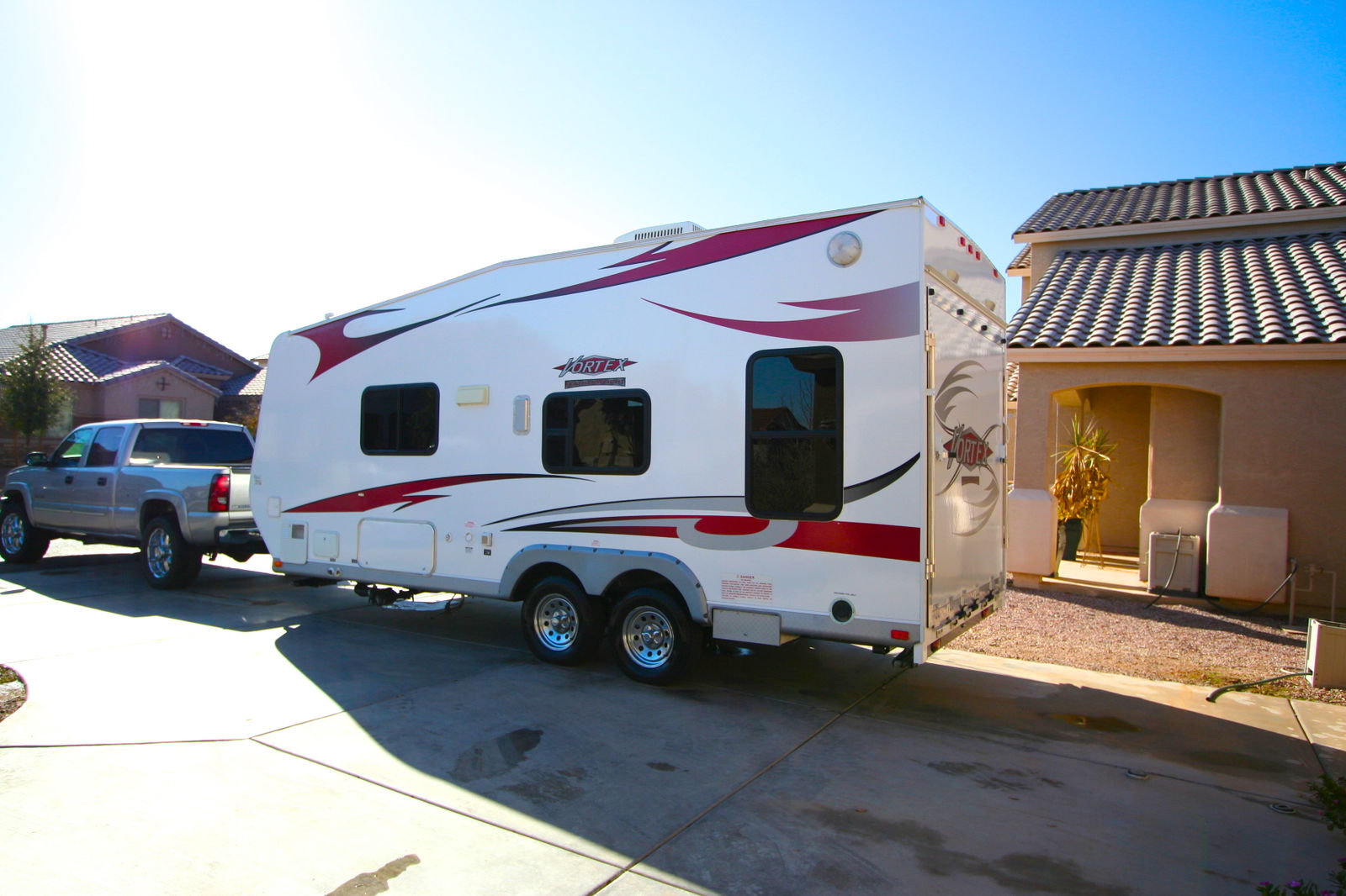 Vortex Toy Hauler Rental, RV Rental and Travel Trailer in Phoenix AZ